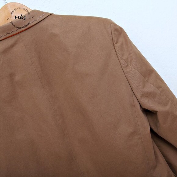 NWOT Tallia Embroidered Blazer Tan Men 40 - Picture 4 of 14
